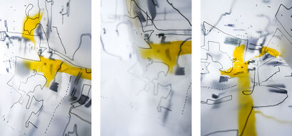 Untitled Vol. 02-M2_2. No. I-III (Layer Paintings-Series) - a Photographic Art Artowrk by Leon Vohl